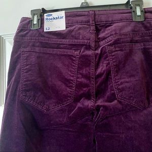 Velour skinny pants